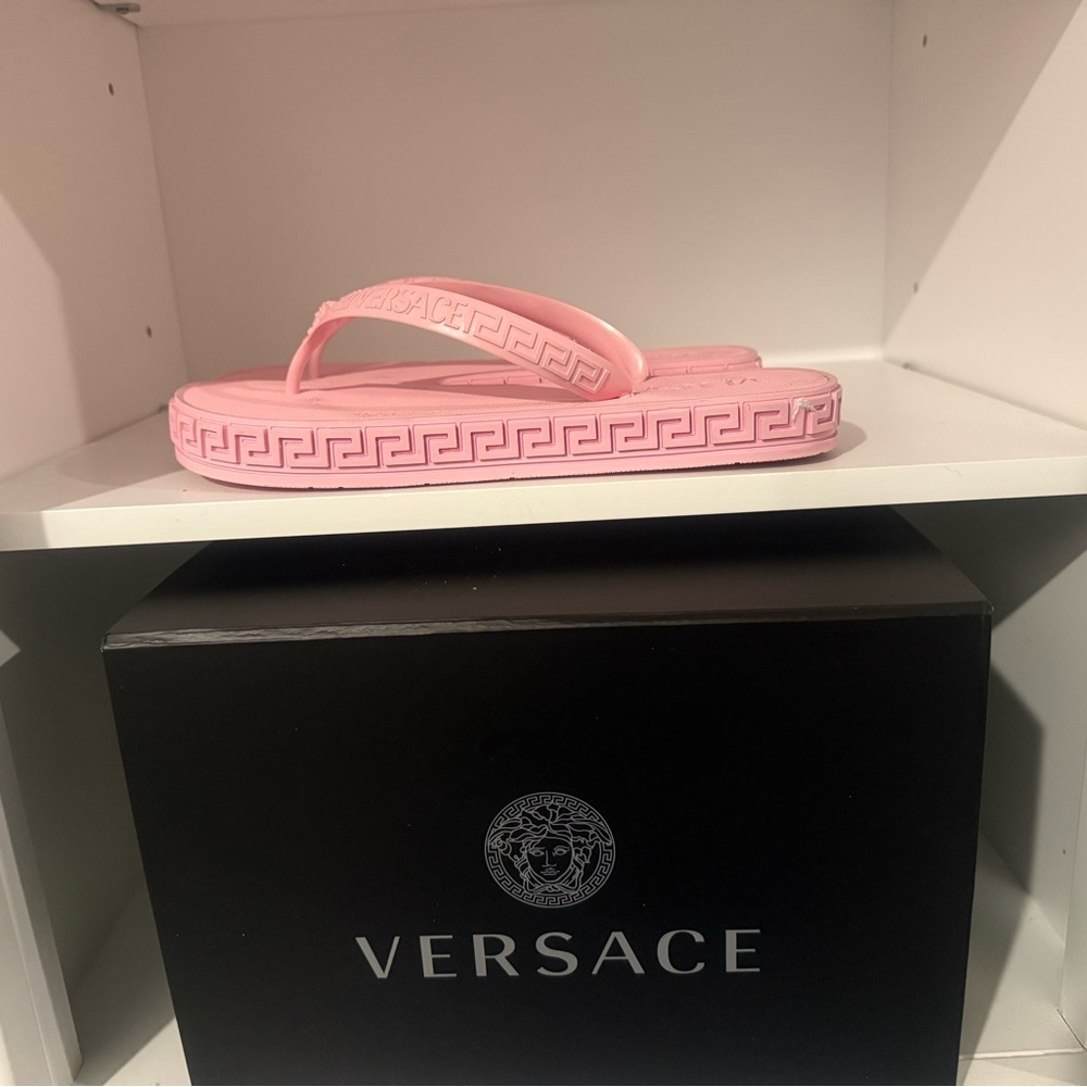 Versace Pink Flip Flops Authentic Flip Flops